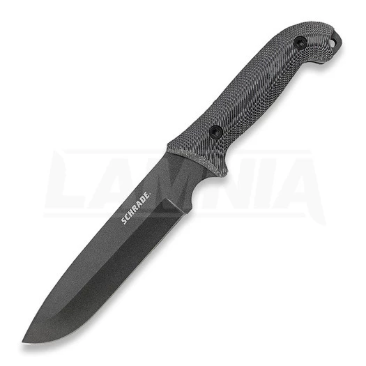 Schrade Frontier Black Micarta Survival Knife 1 Schrade Frontier Black Micarta Survival Knife