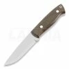 Brisa Trapper 95 Knife, Elmax, Scandi, Firesteel, Green