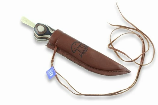 Wood Jewel Mushroom Knife, Zebra 3 Wood Jewel Mushroom Knife, Zebra - Image 3