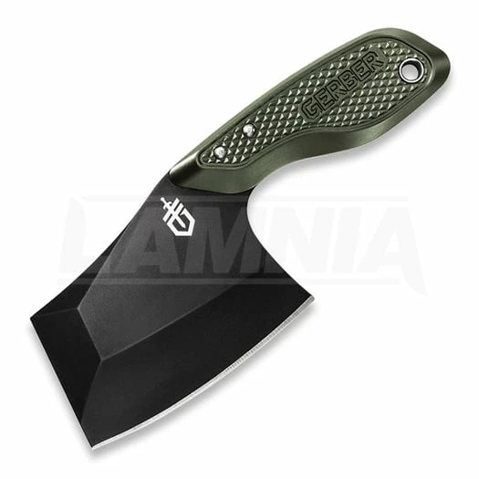 Gerber Tri-Tip Mini Cleaver, Green 3728 1 Gerber Tri-Tip Mini Cleaver, Green 3728