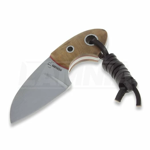 Böker Plus Gnome Olive Wood Neck Knife 02BO322 1 Böker Plus Gnome Olive Wood Neck Knife 02BO322