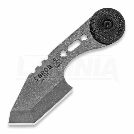 TOPS 3 Bros Neck Knife Tanto Neck Knife 3BR02 1 TOPS 3 Bros Neck Knife Tanto Neck Knife 3BR02