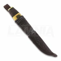 Uniikkipuukot Vuolupuukko Knife, Leather / Curly Birch 5 Uniikkipuukot Vuolupuukko Knife, Leather / Curly Birch -Fixed blade knives Shop 71448 USP054 03